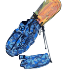 2022 Holiday Blue “Neo Camo” Wanderer Circle T Carry Stand Bag