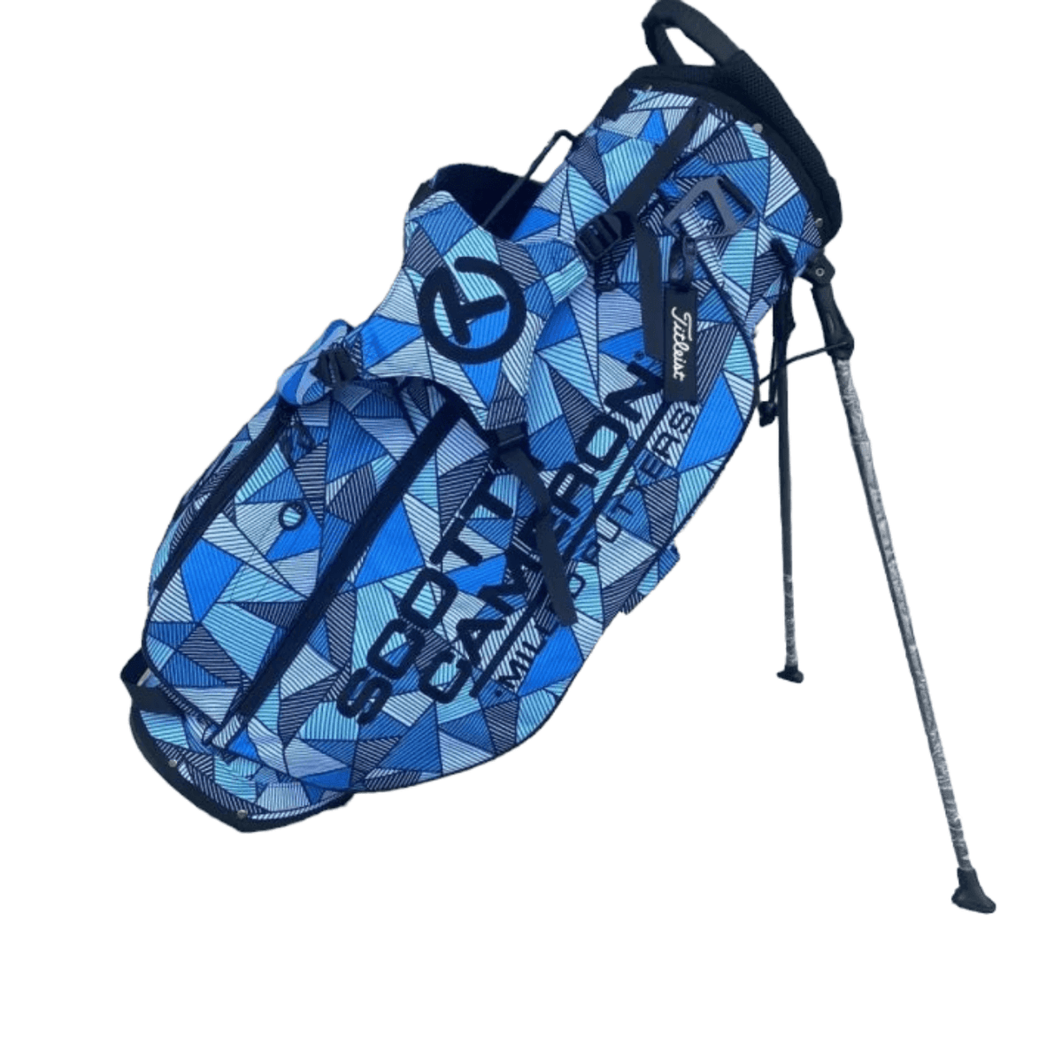 2022 Holiday Blue “Neo Camo” Wanderer Circle T Carry Stand Bag