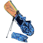 2022 Holiday Blue “Neo Camo” Wanderer Circle T Carry Stand Bag