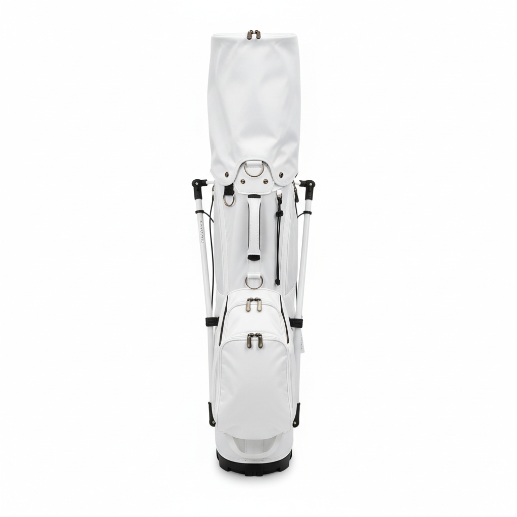 pairfold golf stand bag front view white background