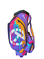 Purple Paint Drip Golf Staff Tour Bag - Gallery Exclusive