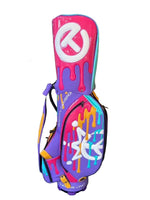 Purple Paint Drip Golf Staff Tour Bag - Gallery Exclusive
