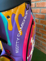 Purple Paint Drip Golf Staff Tour Bag - Gallery Exclusive